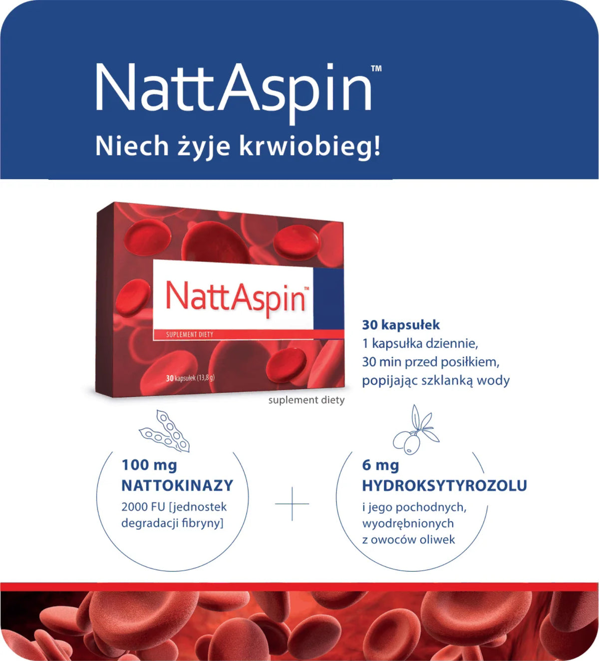 50x NattAspin naklejka elektrostatyczna NAT03